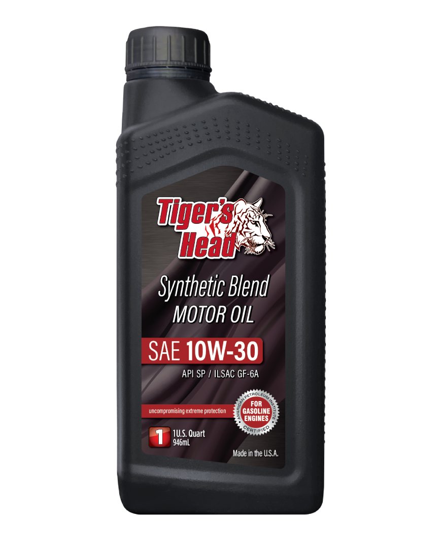 Tiger's Head Synthetic Blend 10W-30 SP GF-6A Motor Oil